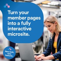 Turn your member pages into a fully interactive microsite